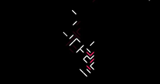 Minimalist Diagonal Lines Malawi Map Loop