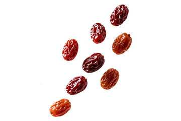 raisins flying in the air