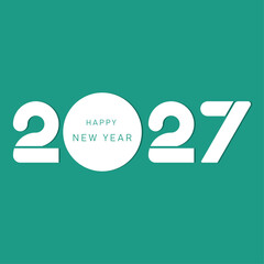 2027 new year logo.New business goal strategy concept. 2027 goal planning business concept	
