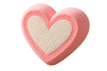 marshmallow pink heart shaped pillow