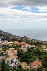 Obraz premium Hillside Townscape