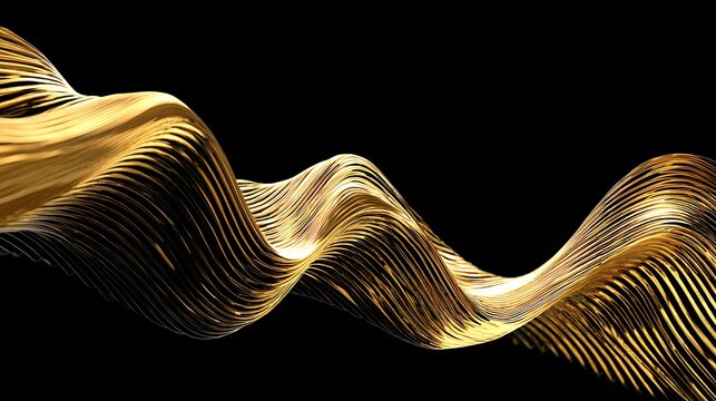Wave Particle Fractal Energy Visualization - Powered by Adobe