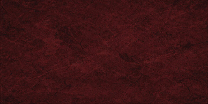 A dark red grunge leather texture features a rough vintage pattern and weathered material surface suitable for a blank Christmas backdrop or old textile wallpaper design