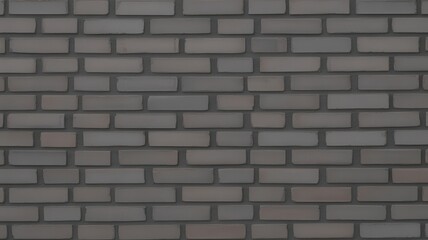 Obraz premium Close up view of a dark gray brick wall with visible mortar lines and slight color variations