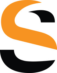 Letter S minimalist logo