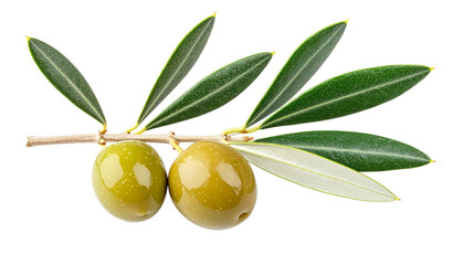 Single olive branch