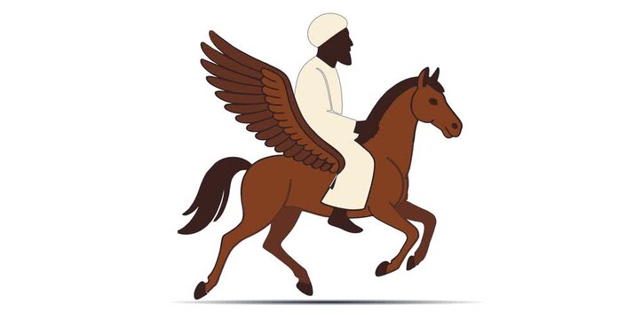 vector illustration of a horse