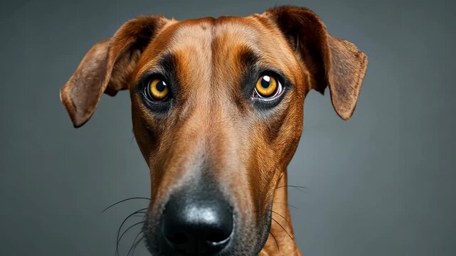 portrait of a dachshund