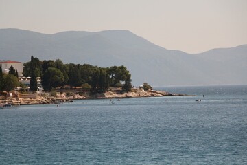Croatia, Rabac, Roadtrip 2022, Beautiful landscape, stone beach