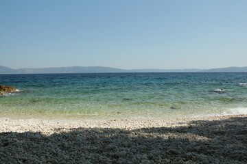 Croatia, Rabac, Roadtrip 2022, Beautiful landscape, stone beach