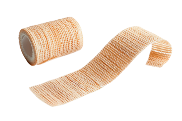 Adhesive Bandage Strip Isolated on Transparent background.