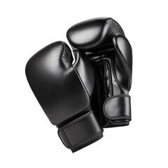 Black MMA and Boxing Training Gloves 3D Render