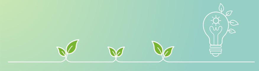 Green Energy Growth Concept