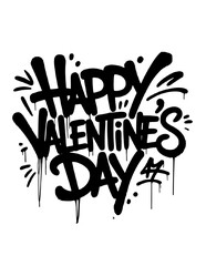 Obraz premium Love word hand drawn lettering and calligraphy with cute heart on red,white and pink background.Valentine's day template or background for Love and Valentine's day concept 