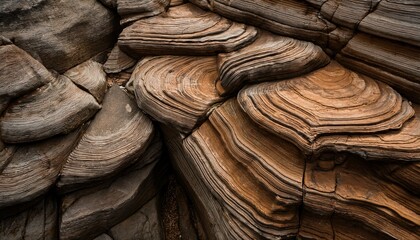 Intricate Patterns In Textured Rock Formations