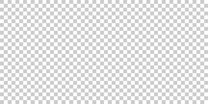 Transparent background with checkered pattern and grid layout - white and grey squares creating classic checker texture. PNG backdrop for photo editing, digital design templates and seamless tiling.