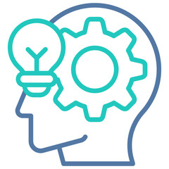 Obraz premium Creative Process Icon