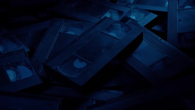 VHS Tapes In The Dark