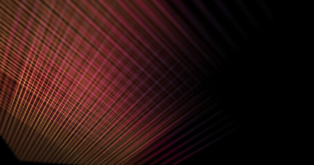 Abstract futuristic grid of glowing lines in purple tones forming a digital background.