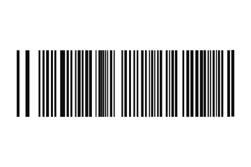 Barcode isolated on white background. Code stripes sticker. Barcode labels, customers qr code.