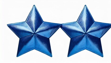 Blue Star Isolated On Transparent Background