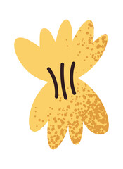 Obraz premium Cute noodles in butterfly shape