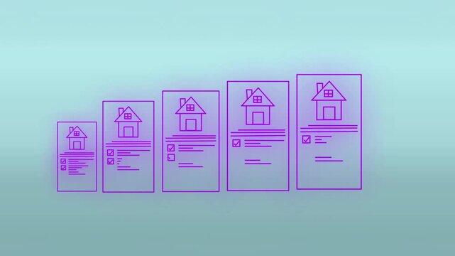 &ldquo;Futuristic Real Estate Document Comparison Showing Home Growth Plans And Verified Checklists&rdquo;