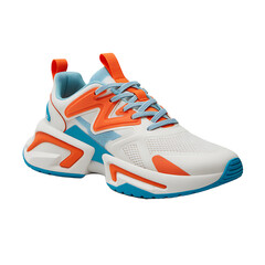Trendy Colorful Sports Shoes PNG for Apparel or Fitness Projects  
