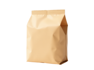 A single serving of coffee on a clean and pure white surface