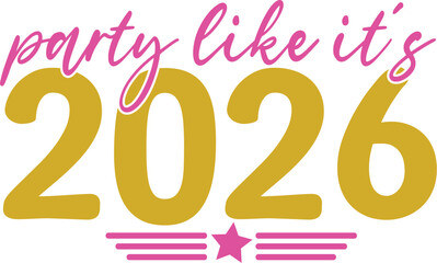 Happy New Year  Svg Design