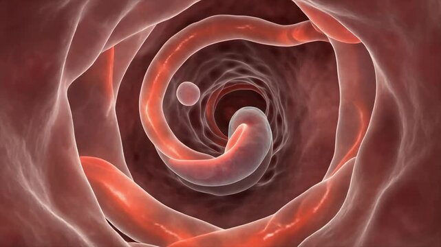 Cinematic Visualization of the Human Umbilical Cord and a Sperm