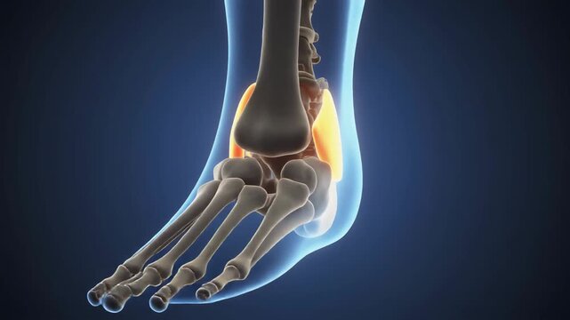 Medical Animation of the Human Lateral Cuneiform Bone