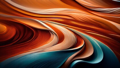 Abstract Prints Figure Waves As A Background