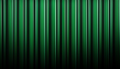 Abstract Vertical Stripes With A Gradient From Black To Vibrant Green Colors