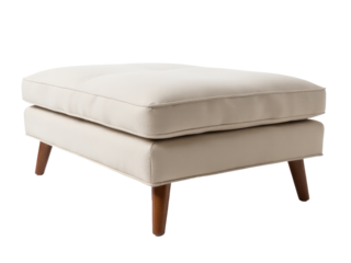 A simple footrest with a cushion on top, great for relaxing at home or in the office