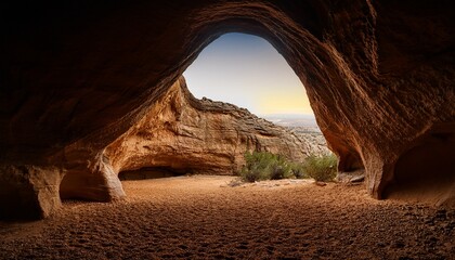 Empty Cave Looking Out