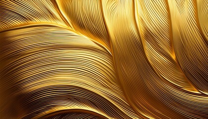 Gold Texture Used As Background Generative Ai