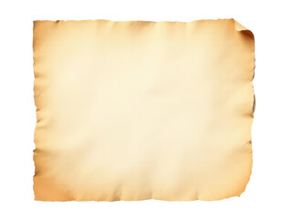 Obraz premium A piece of old paper with a torn edge, perfect for creative projects or historical research