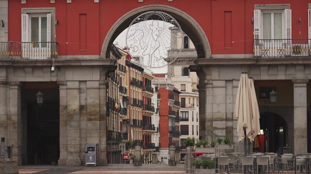 Arched Entrance to Plaza Mayor Madrid
