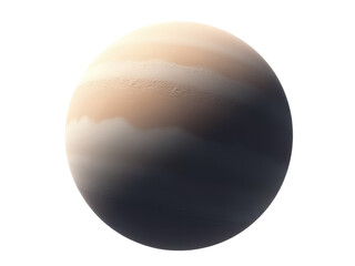 A planet visible in the daytime sky, with clouds and blue sky surrounding it