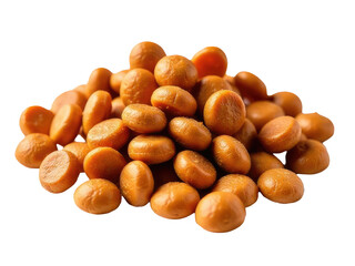 A stack of peeled carrots, ideal for use in food and kitchen photography