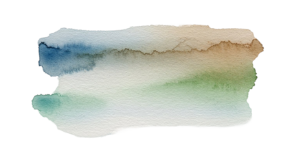 Soft Watercolor Landscape Background