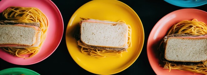 A horizontal collage menu showcasing a variety of gourmet healthy dishes, featuring both food and drinks