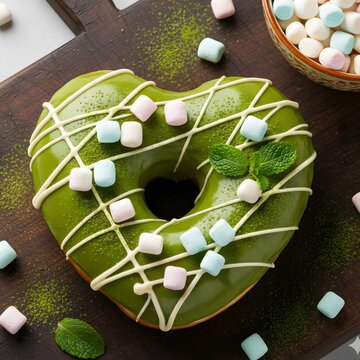 matcha love donut - 1