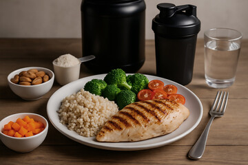 Metal Referee Whistle with Red and Yellow Cards on Green Soccer Field Grass