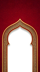 Islamic Background Banner In Flat Style Ramadhan Kareem