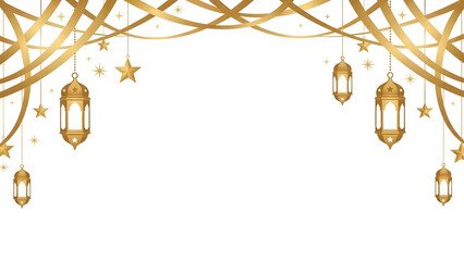 Islamic Background Banner In Flat Style Ramadhan Kareem