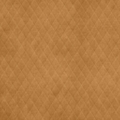 Warm brown textured diamond pattern with woven fabric look. Seamless neutral background for rustic, vintage and craft designs.