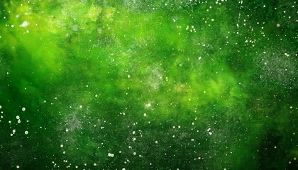 Vibrant Abstract Green Texture With Speckled White Highlights And A Grungy Energetic Feel