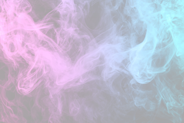 Vibrant Neon Pink and Blue Smoke Swirl Overlay, Ethereal neon pink and blue colored smoke swirls with a soft glowing effect, ideal for futuristic and artistic design projects.